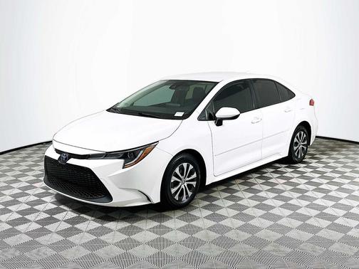 White 2022 Toyota Corolla Hybrid LE