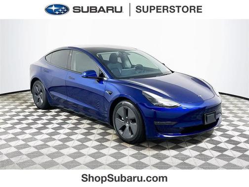 Deep Blue Metallic 2022 Tesla Model 3 Standard Range