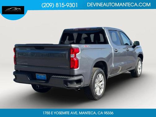 Gray 2021 Chevrolet Silverado 1500 Custom
