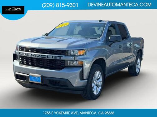 Gray 2021 Chevrolet Silverado 1500 Custom