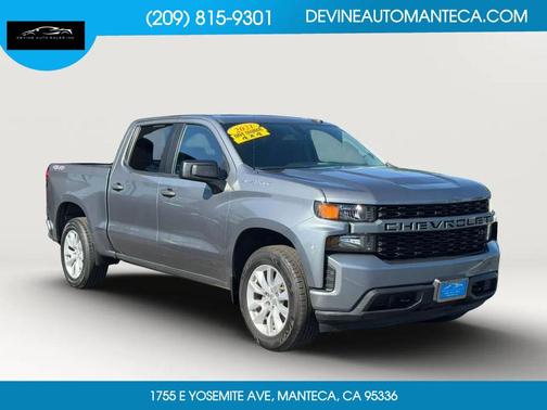 Gray 2021 Chevrolet Silverado 1500 Custom