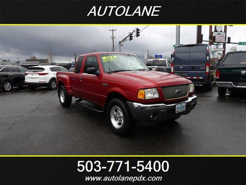 Bright Red Clearcoat 2001 Ford Ranger XLT SuperCab
