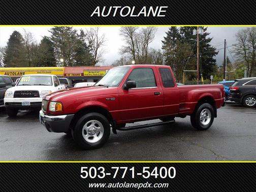 Bright Red Clearcoat 2001 Ford Ranger XLT SuperCab