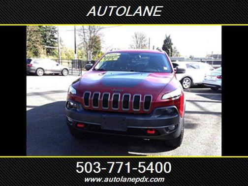 Burgundy 2016 Jeep Cherokee Trailhawk