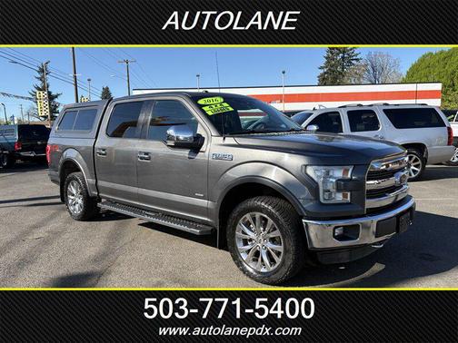 Gray 2016 Ford F-150 Lariat