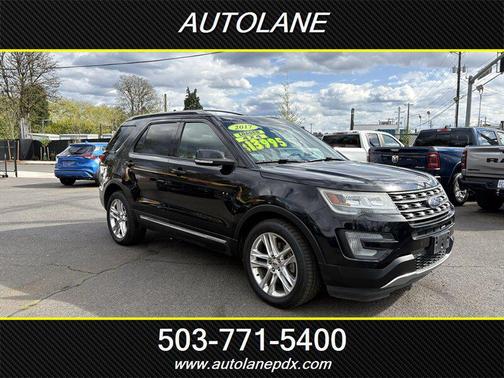 Shadow Black 2017 Ford Explorer XLT