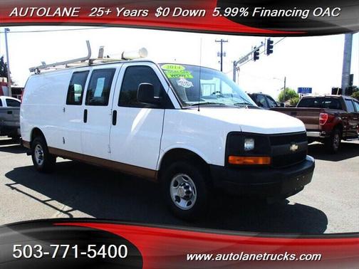 Black 2014 Chevrolet Express 3500 Work Van