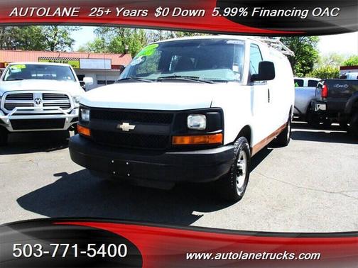 Black 2014 Chevrolet Express 3500 Work Van