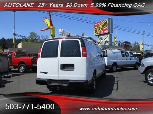Black 2014 Chevrolet Express 3500 Work Van