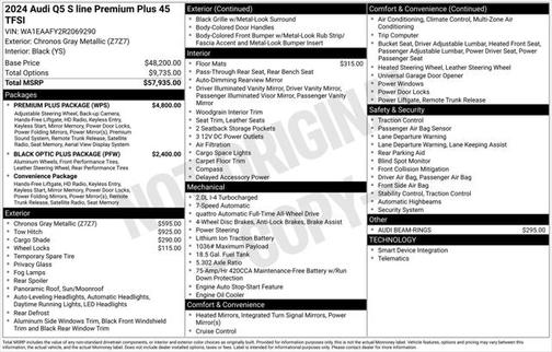 2024 Audi Q5 45 S line Premium Plus