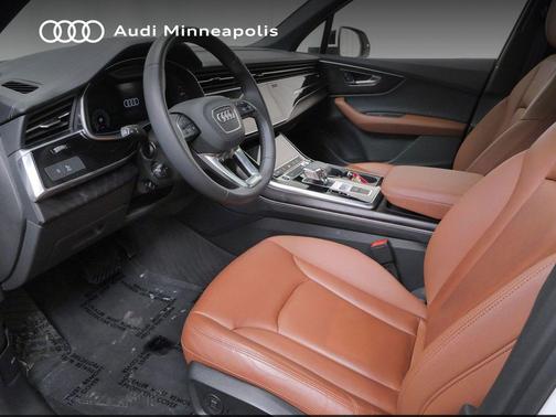 Carrara White 2023 Audi Q7 45 Premium