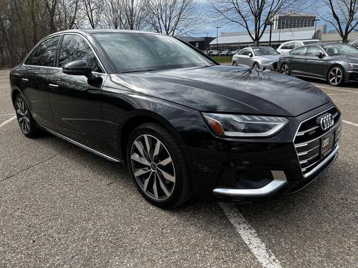 Brilliant Black 2023 Audi A4 40 Premium Plus