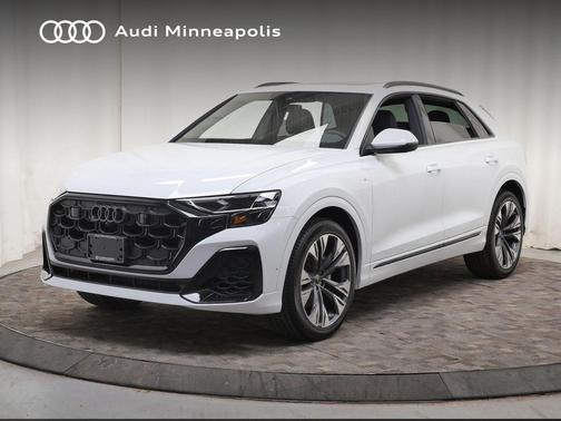 Glacier White Metallic 2026 Audi Q8 55 Premium Plus