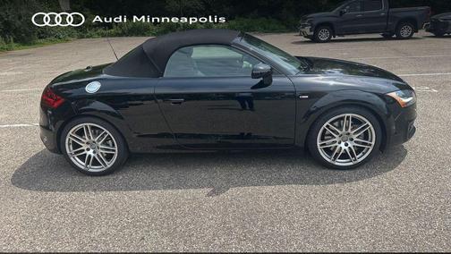 Brilliant Black/Black Roof 2008 Audi TT 3.2 quattro