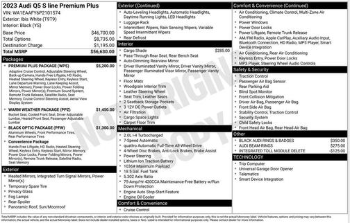 2023 Audi Q5 45 S line Premium Plus