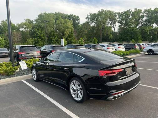 Mythos Black Metallic 2023 Audi A5 Sportback Premium