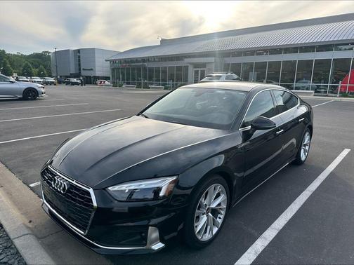 Mythos Black Metallic 2023 Audi A5 Sportback Premium
