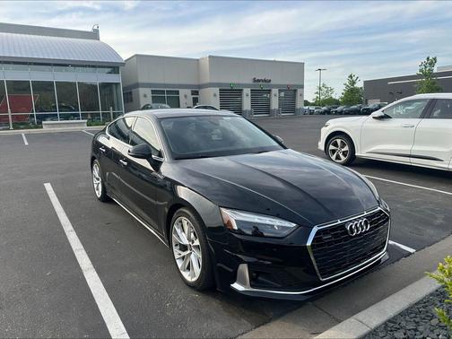 Mythos Black Metallic 2023 Audi A5 Sportback Premium