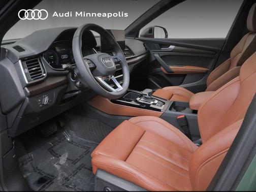 District Green Metallic 2023 Audi Q5 e 55 S line Premium Plus