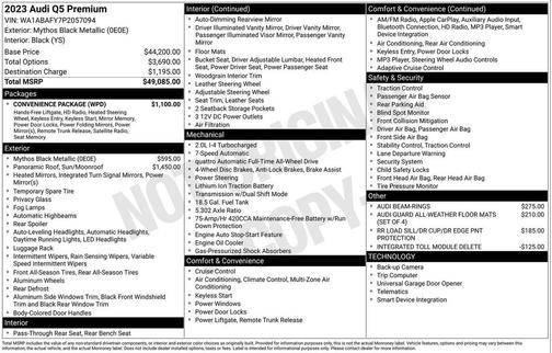 2023 Audi Q5 40 Premium