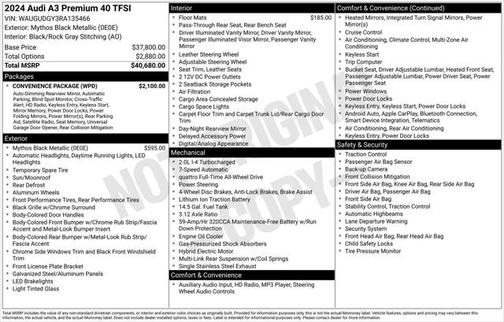 2024 Audi A3 Premium
