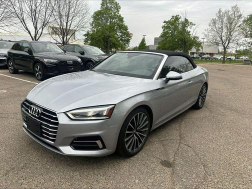 Florett Silver Metallic/Black Roof 2018 Audi A5 2.0T Premium Plus