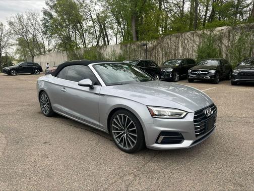 Florett Silver Metallic/Black Roof 2018 Audi A5 2.0T Premium Plus
