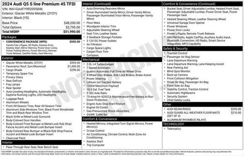 2024 Audi Q5 45 S line Premium