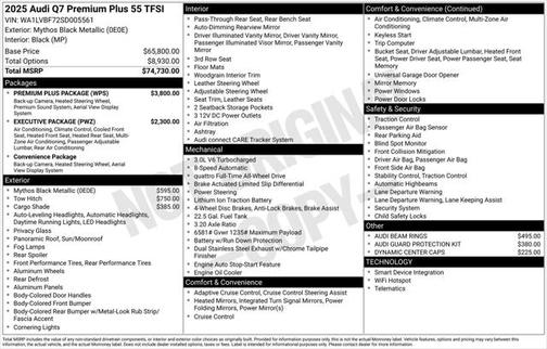 2025 Audi Q7 55 Premium Plus