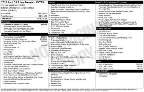 2024 Audi Q5 45 S line Premium