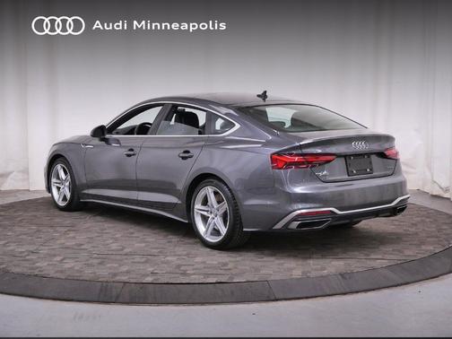 Daytona Gray Metallic 2021 Audi A5 Sportback 45 S Line Premium Plus