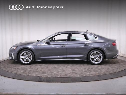 Daytona Gray Metallic 2021 Audi A5 Sportback 45 S Line Premium Plus
