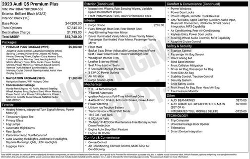 2023 Audi Q5 40 Premium Plus