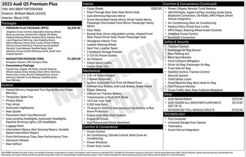 2023 Audi Q5 40 Premium Plus