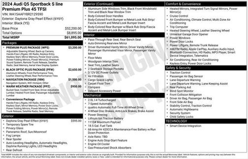 2024 Audi Q5 45 S line Premium Plus