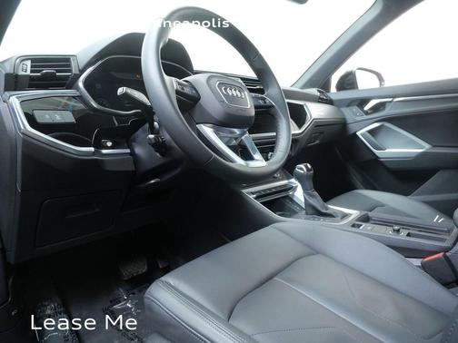 Black Metallic 2025 Audi Q3 45 S line Premium Plus