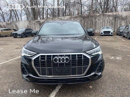 Black Metallic 2025 Audi Q3 45 S line Premium Plus
