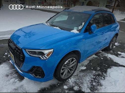 Turbo Blue 2023 Audi Q3 45 S line Premium Plus