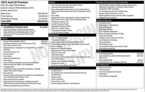 2023 Audi Q5 40 Premium