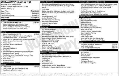 2023 Audi Q7 55 Premium