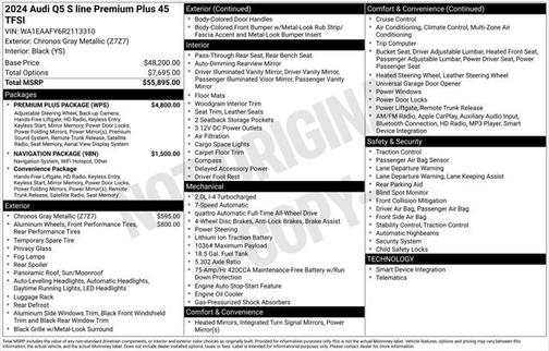 2024 Audi Q5 45 S line Premium Plus