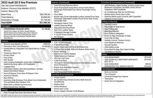 2023 Audi Q5 45 S line Premium