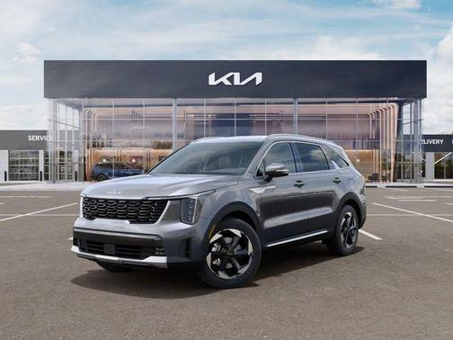 Steel Gray 2026 Kia Sorento Hybrid EX