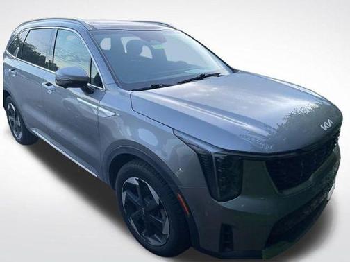Steel Gray 2025 Kia Sorento Hybrid SX Prestige