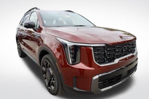 Red 2025 Kia Sorento SX Prestige