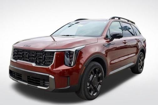 Red 2025 Kia Sorento SX Prestige