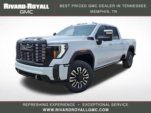 Glacier White Tricoat 2026 GMC Sierra 2500 Denali Ultimate