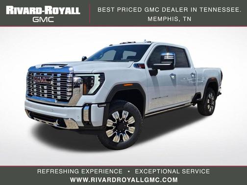 Glacier White Tricoat 2026 GMC Sierra 2500 Denali