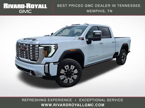 Glacier White Tricoat 2026 GMC Sierra 2500 Denali