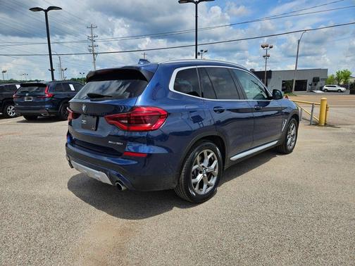 Blue Metallic 2021 BMW X3 sDrive30i